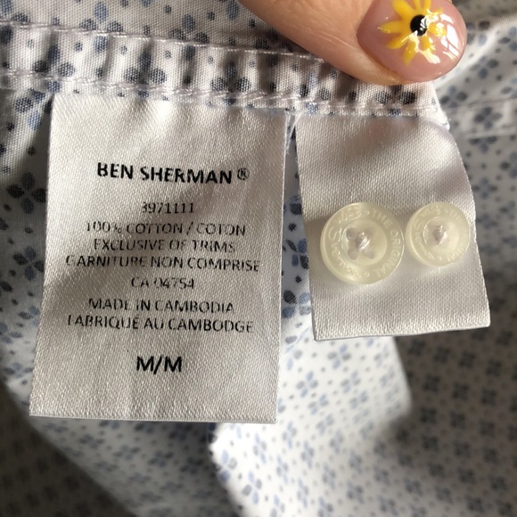 Ben Sherman, Button up, mens shirt. Like new! - Picture 4 of 5